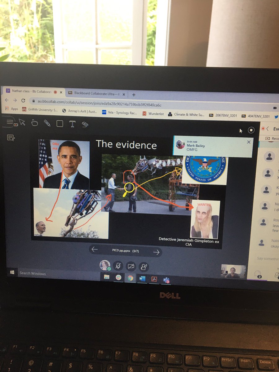 So this week’s student run workshop is usually run as a comedy of errors - they run the world’s worst public meeting. Instead, they ran a very bad webinar on Collaborate Ultra. It was ... pretty amazing  #covidunis