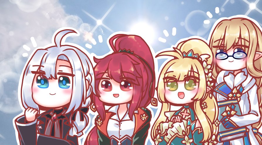 DG_Websci's tweet image. 따로 계정 만들려고 그렸었던 헤더
(아래처럼 복장을 간단하게 바꿔 그린다는 소리)