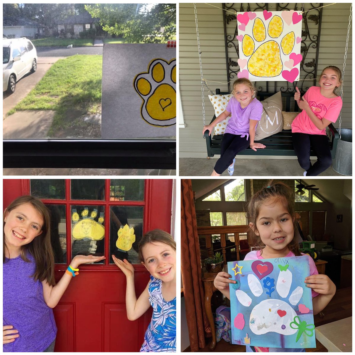 Loving the #PumaPride we’re seeing it out there!! Thank you for participating in our Spirit Week - tomorrow take a pic or short video of what makes you feel safe and comfortable at home 💛🐾 Miss you Pumas! #GoodThingsGISD #PumaPride