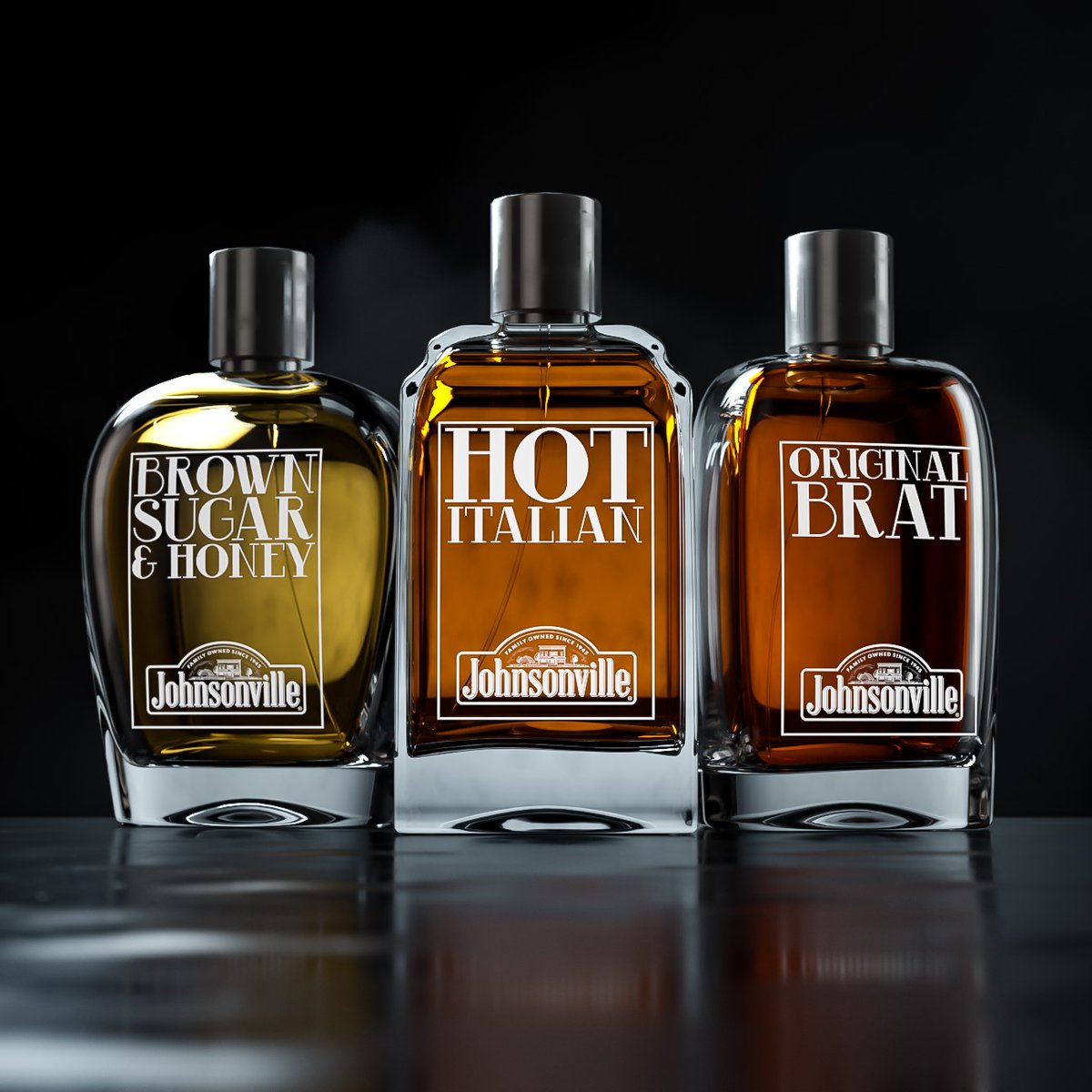 Johnsonville's tweet photo. Introducing the new "Smells of Quarantine" inspired collection. Emanating from a kitchen near you.

#thesmellofsausage #homecooking #isitmeorthemeat #socialdistancingwithsausage https://t.co/yOgZmlaczt
