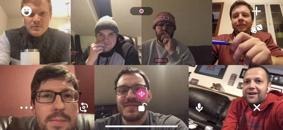 JohnRosemore's tweet photo. @CoryCove @PTInitials @PowerTripKFAN @MeatSauce1 @Chris_Hawkey started a new tradition tonight with some pals. Every Tuesday night social distancing initials game! @rlars21 (Cory Cove) @bertosplash @ynotweinandt @redma032 @danjmorrison31 @NolanMiller7 https://t.co/t091VLGuPB