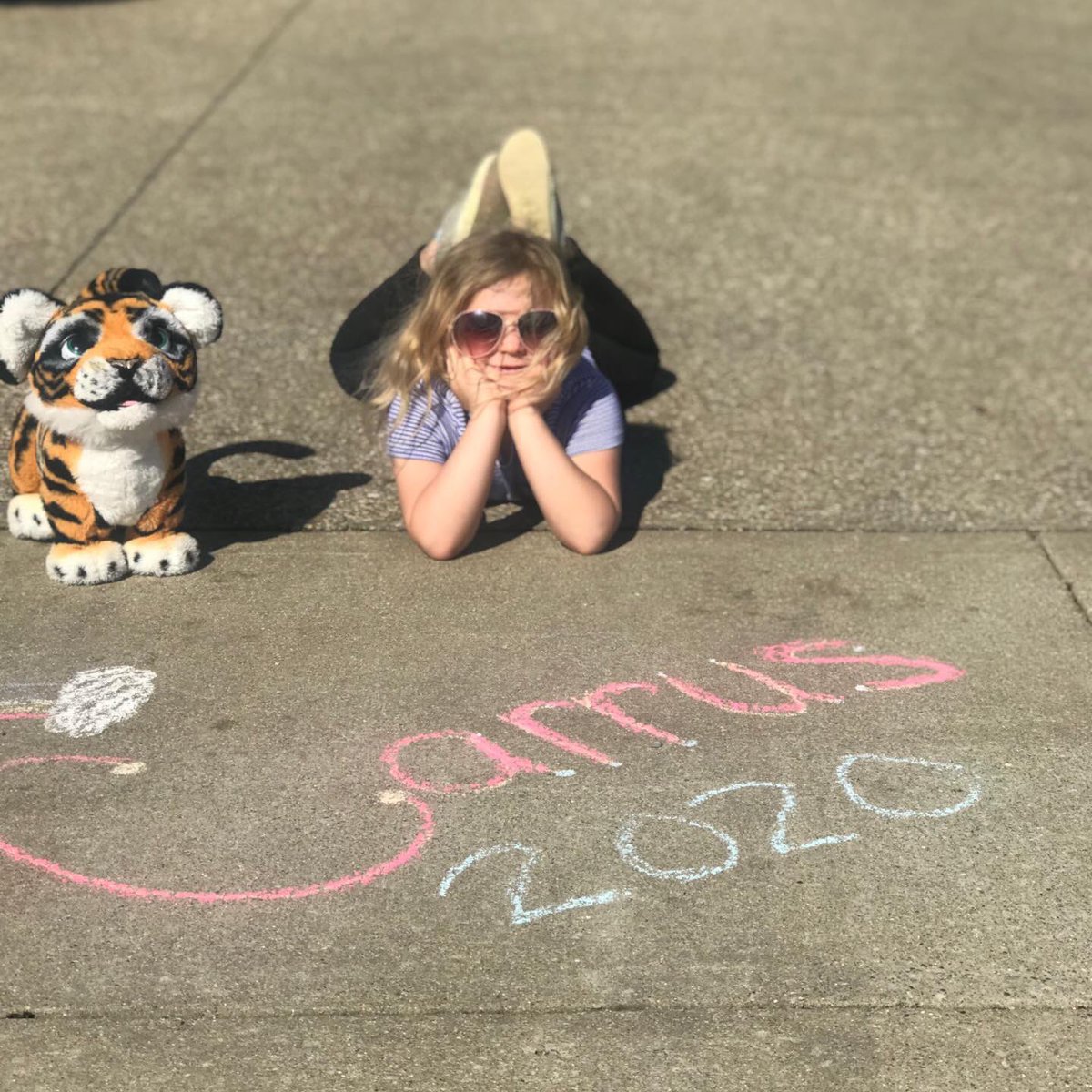 JCarrus's tweet image. Emma posing for the obligatory “Beach” pic, Spring Break 2020.  @AndyBeshearKY asks for everyone to stay #HealthyAtHome ... we are #TeamKentucky