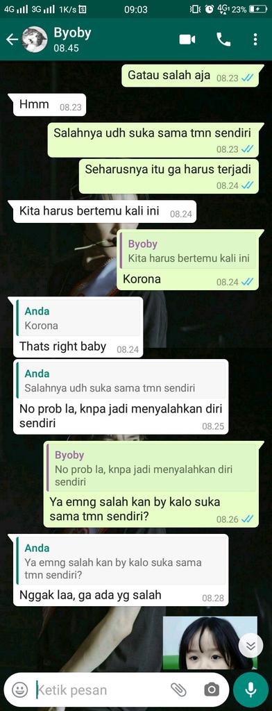 sizkaaah's tweet photo. Niatnya mau april mop, tp kok keknya di tanggepinnya serius anjr,  jd takutt.... sialan :)

#aprilmop #AprilMob #aprilmoop https://t.co/pt1fC8RN7M