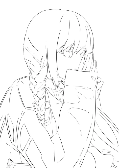 進捗線画 