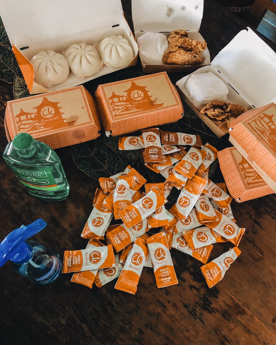 Kain muna before anything else. Don’t forget to disinfect and all that jazz.