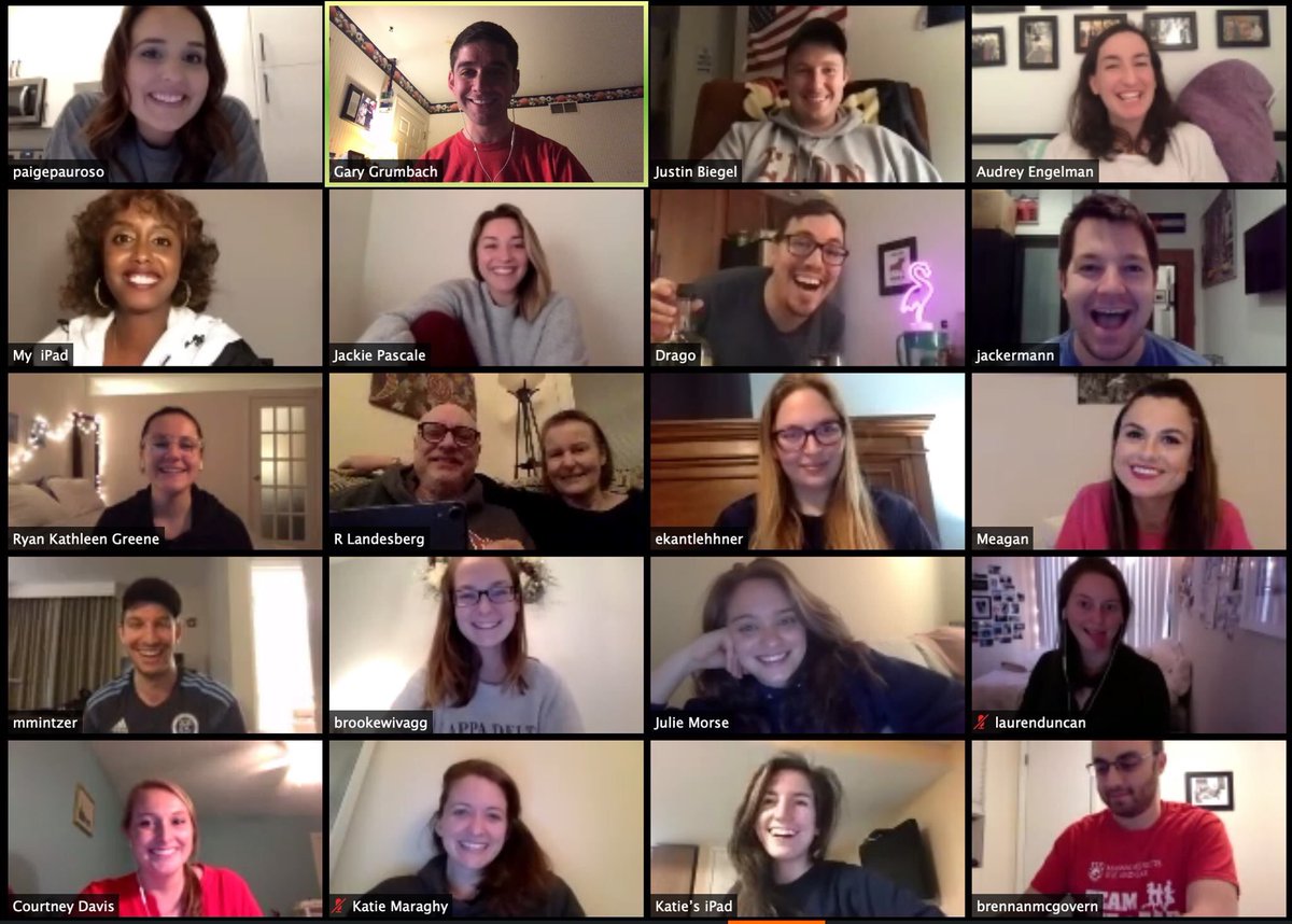 JeffAckermann's tweet photo. Another night, another @ElonNewsNetwork virtual happy hour! https://t.co/0ZbqgwWDDw
