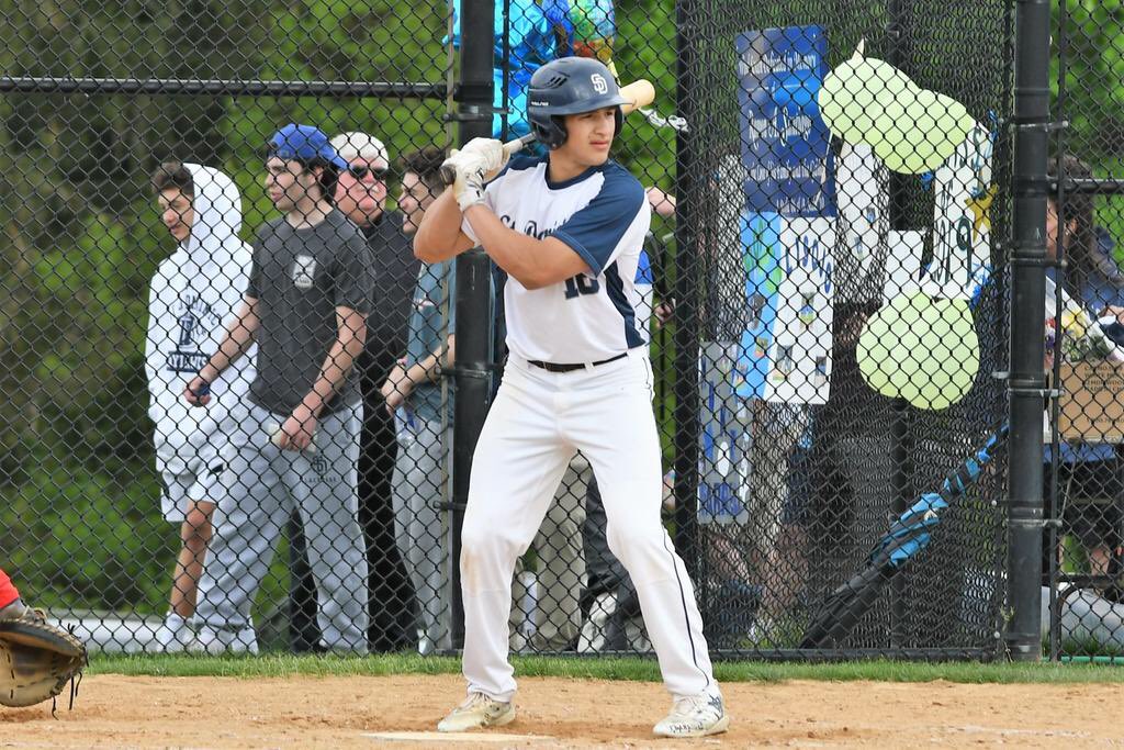AOFBaseball's tweet photo. PG Johnny Flannigan ‘Johnny Baseball’ came to us via St. Dominic’s in Long Island where he was rated in the Top 100 Prospect List as a junior. Hit .390 this summer for Next Level Baseball. Johnny will attend Trinity College with Saar Rosa where he will be a 2-way player (P-OF) https://t.co/5lOxj2C1LD