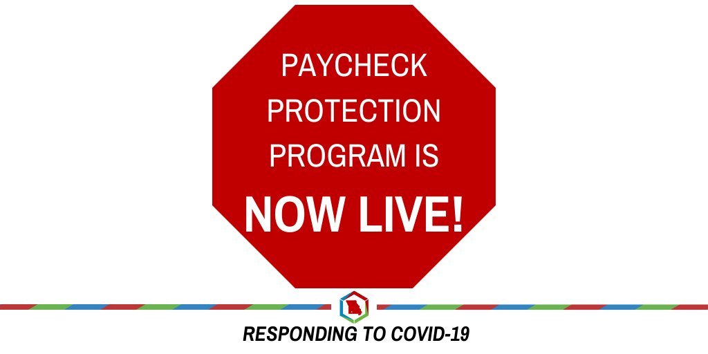The latest round of #COVID19 relief funding includes the Paycheck Protection Program (PPP), which is another SBA loan designed to incentivize small businesses to keep their workers on the payroll. 1/3