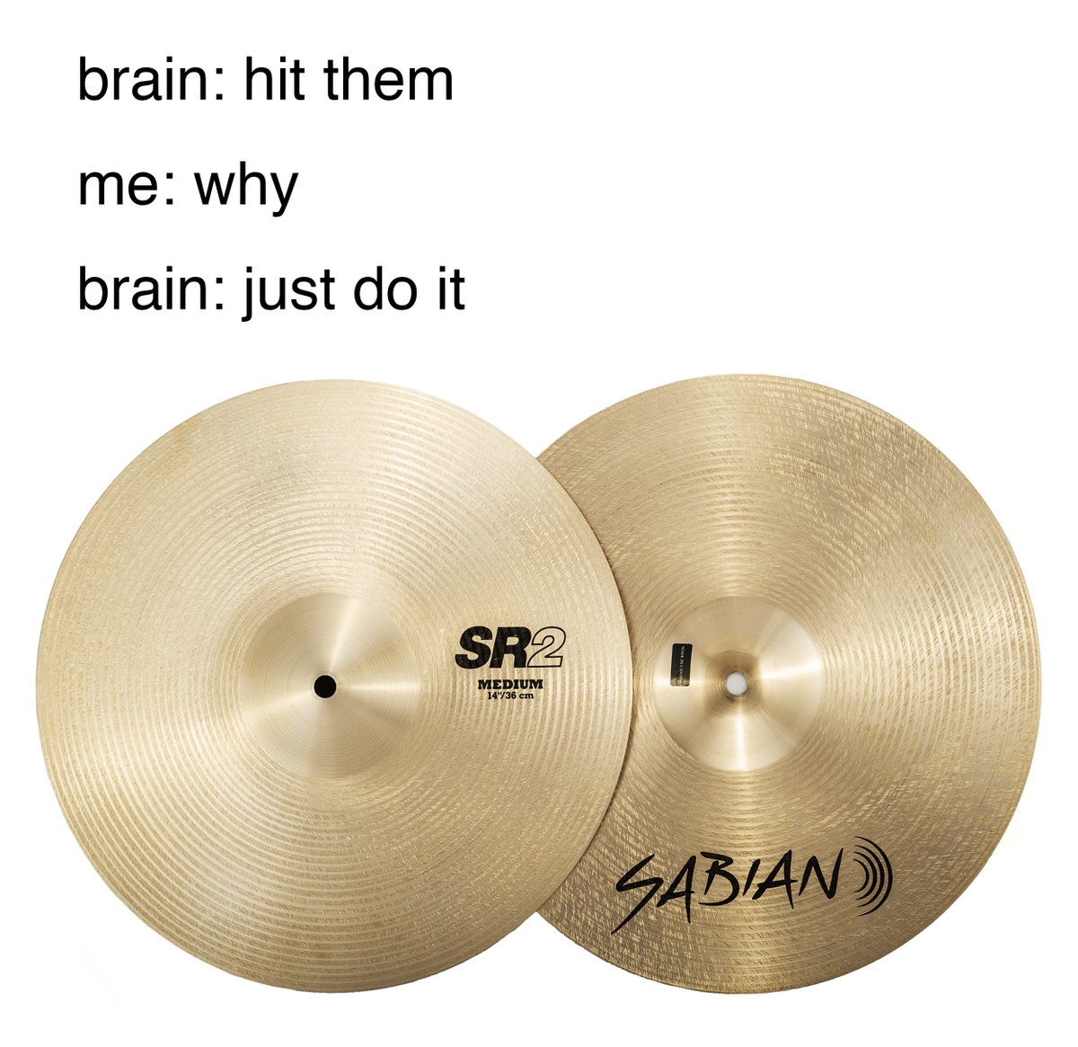 dFd_drums's tweet photo. #drumfactorydirect #drummemes #drumlife #sabian #sr2 https://t.co/A2DbPtjNYh