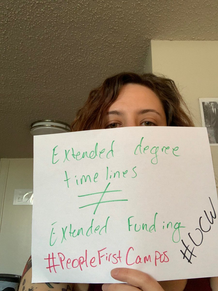 CampusWorkers's tweet photo. Even with extended timelines, Grad Workers are going to need extended funding #PeopleFirstCampus https://t.co/ywFXY8MMCD