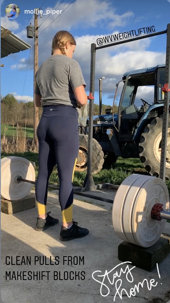 CoachGuyton's tweet photo. It’s a bummer to be away from the team but it’s been great to see them figure out how to still train 

these are athletes who aren’t on scholarship, most of their friends are unfamiliar with 🏋️‍♂️ and pay to get into the gym 

Wanted to share the various gym setups 

1: outside 🌞 https://t.co/R5OldrulWP