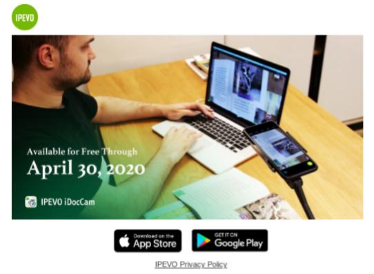 HowardKiyuna's tweet photo. Ipevo Doc Cam App is free! Share this! Thank you @ipevo
iOS https://t.co/UwGKS0Wsxc
Android https://t.co/ZitBcaFvfn
#TeachNVchat #caedchat #tosachat #5thchat #6thchat #MTchat #scitlap #cvtechtalk #IDchat #808educate #moedchat #ditchbook #tlap #resiliencechat #masterychat https://t.co/qO3Mzvpkyx