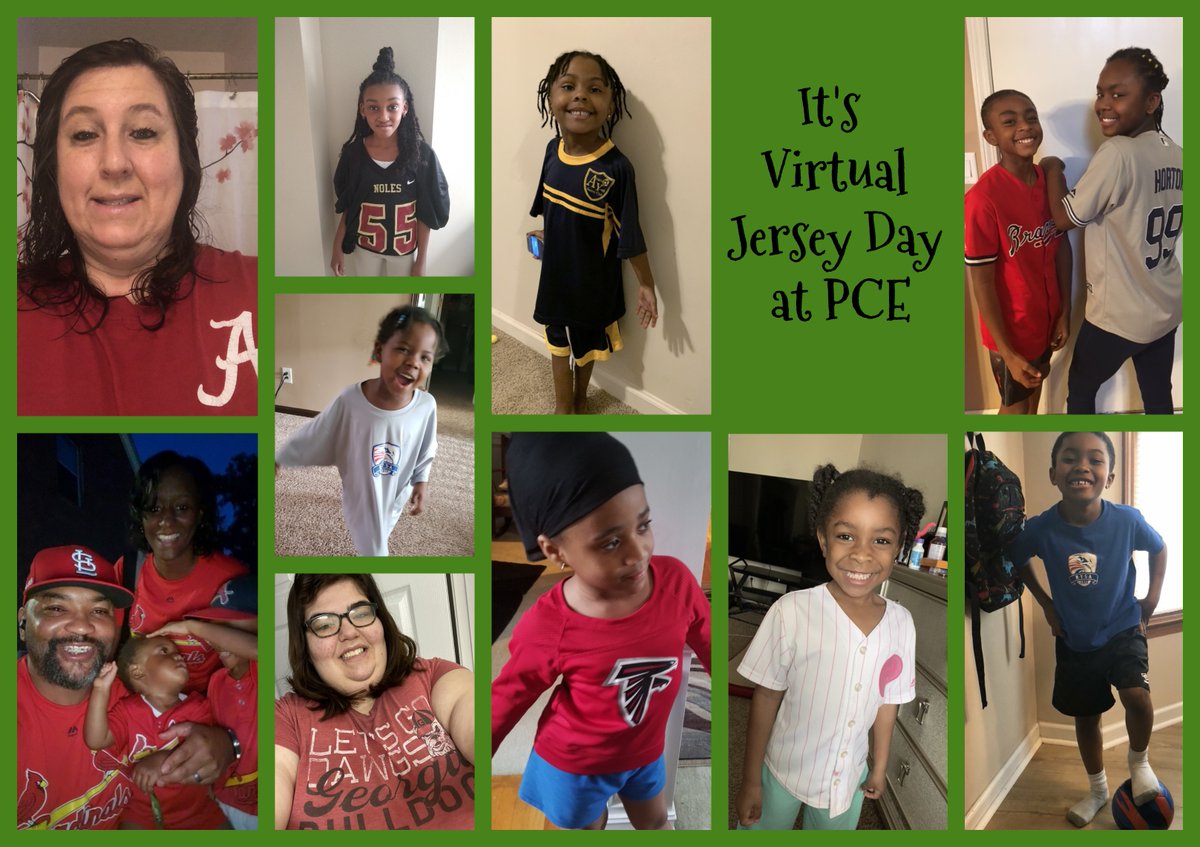 DrHorton2's tweet photo. It's Jersey Day at PCE!!! https://t.co/THxPepSYAn