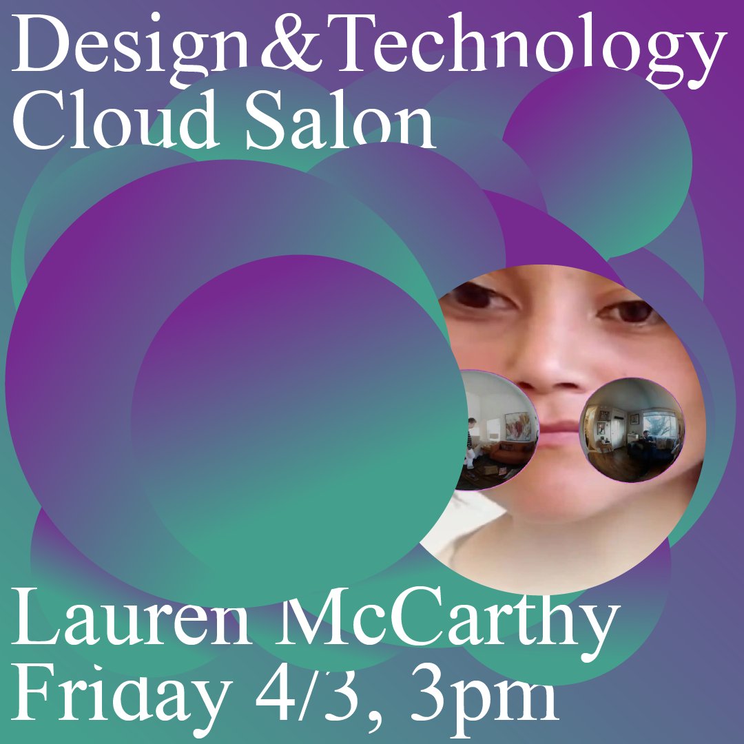 parsonsamt's tweet photo. Artist @laurenleemack joins @parsons_dt at inaugural Cloud Salon talk on 4/3 to present their work, followed by a conversation with the participants moderated by 
@xinemata. Learn more about Lauren's work at https://t.co/Gvqo2q8eUn. Comment/DM your questions to @parsons_dt! ☁️ https://t.co/8ngHEB8Uqv