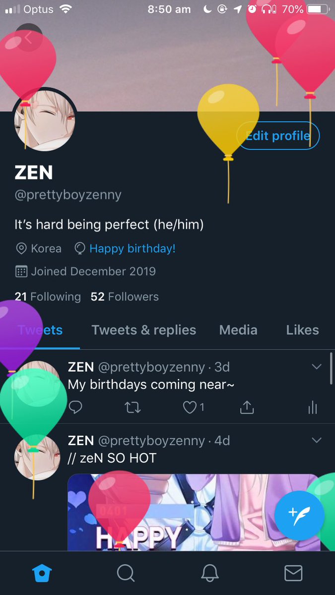 prettyboyzenny's tweet photo. Happy birthday to me haha~ https://t.co/LT9v6FxEEF