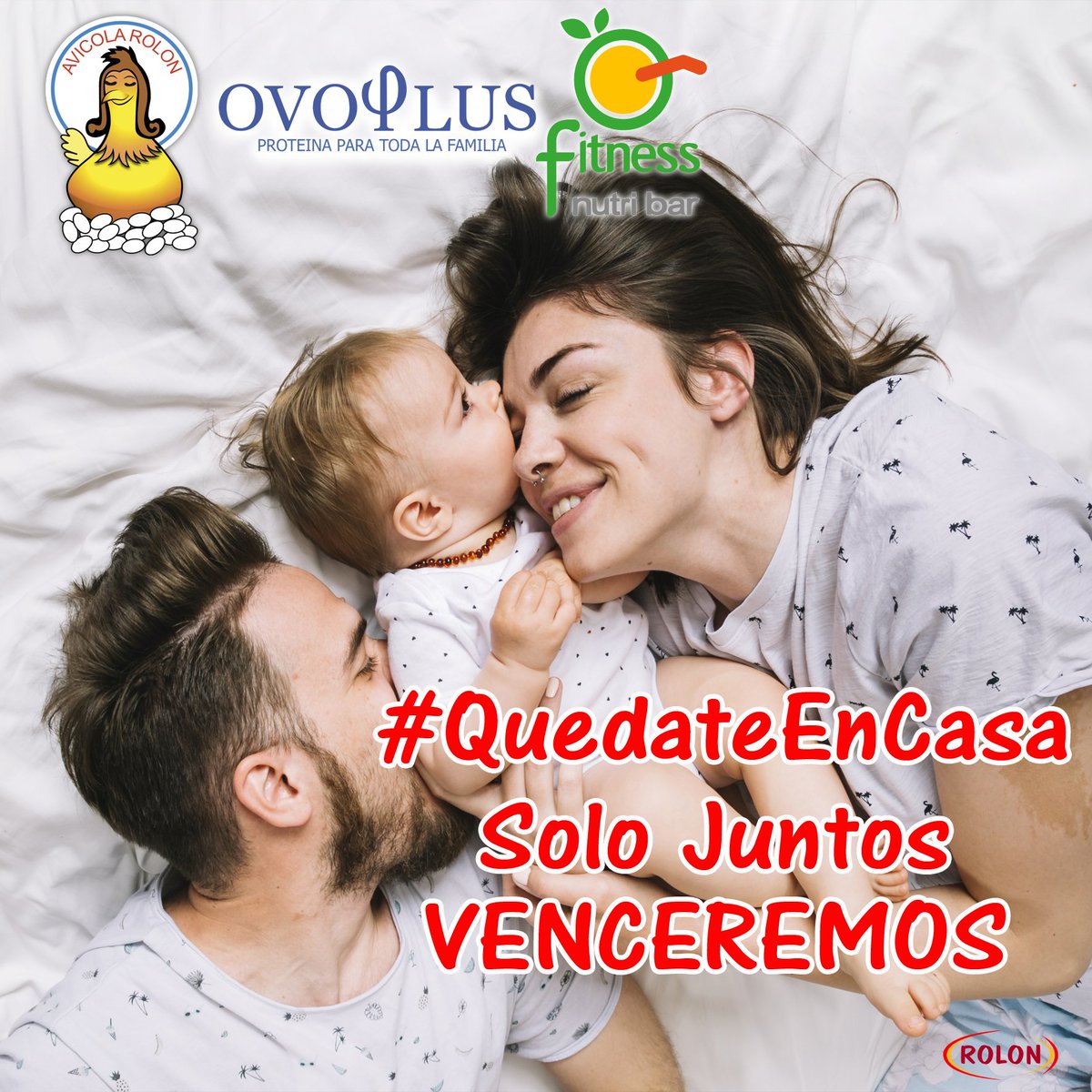 PublicidadRolon's tweet photo. #QuedateEnCasa SOLO JUNTOS VENCEREMOS!! #AvicolaRolon #Ovoplus #FitnessNutriBar #Rolon https://t.co/UUV2fi0os0