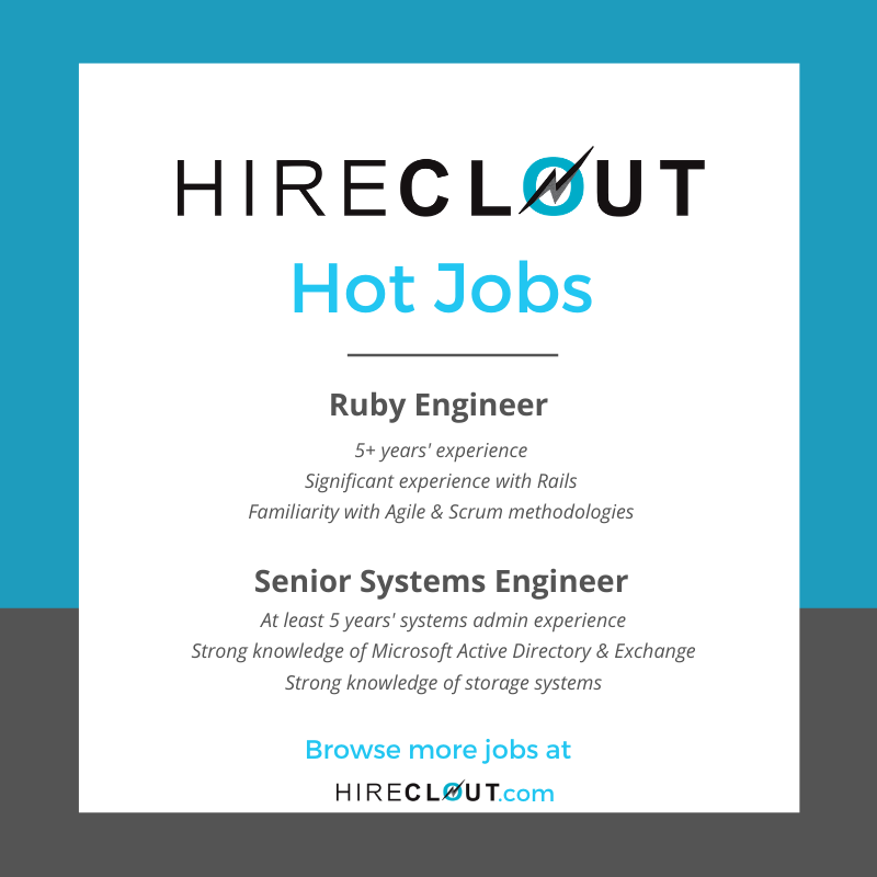 HIRECLOUT's tweet image. #RubyEngineers! #SystemsEngineers! HIRECLOUT has jobs for you 😀  

Find out more at HIRECLOUT.com/jobs