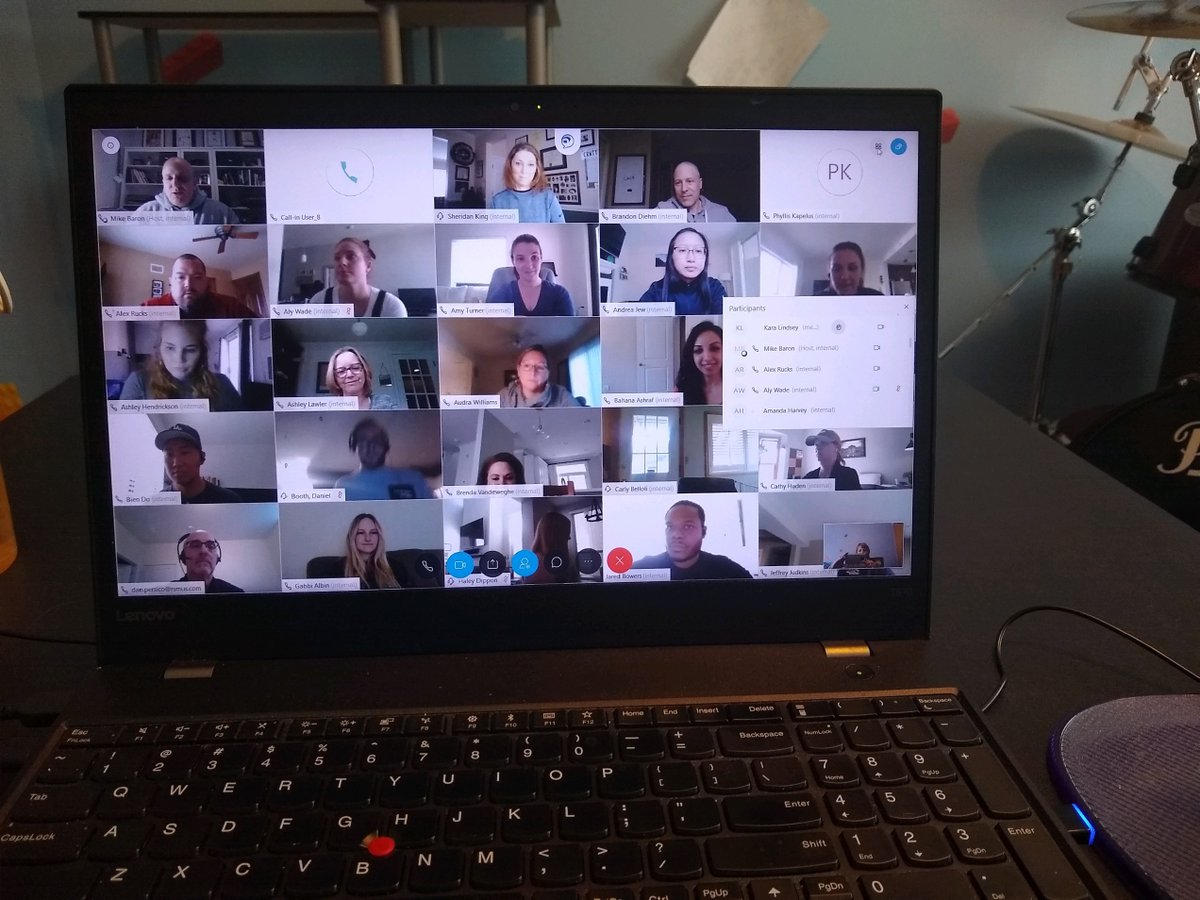 Virtual fun with my Experienced Recruiting team today!#proudrsmr