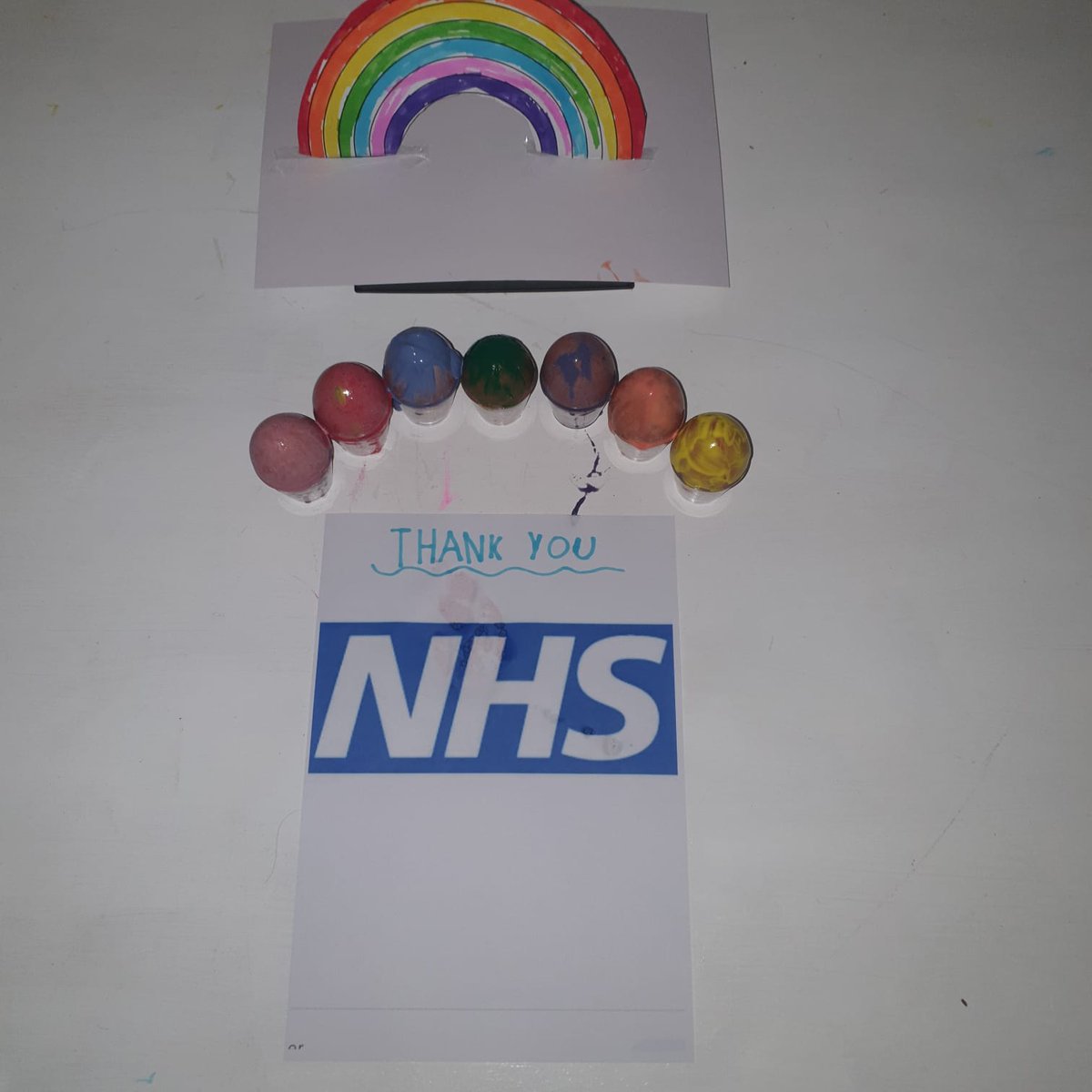 eejitwisdom's tweet photo. @YewTreeSandwell Caitlin colouring her rainbow for her didplay https://t.co/msijoIe5i4