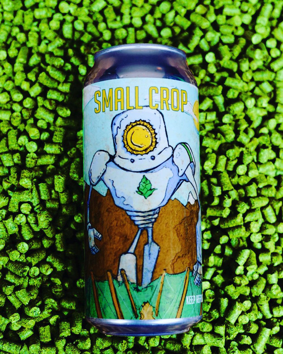 Yep, that’s Small Crop in a pounder! #sessionipa 4.2% abv. available for pick up, or delivery, just pure #hoplove All #mosaic Pick-up every day 3-8pm delivery available too. #craftproject #pghcraftbeer #pghbeerscene #pghbeersnob #hopculture #hopculturemag .Damn this beer is good!