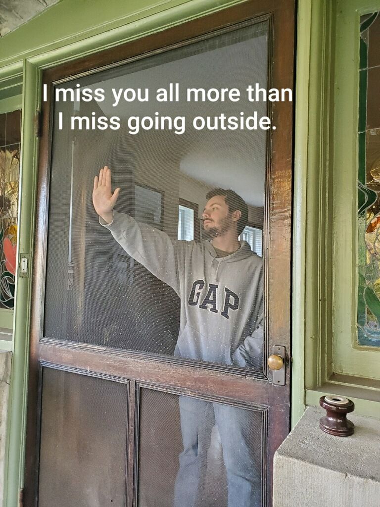 slanews's tweet photo. This afternoon's #SLACares post is from English teacher and #SLA alum Mr. Grzywinski! Mr. G can't wait to get back outside, but he can't wait to see SLA kids even more! https://t.co/OyrzoRO8pw