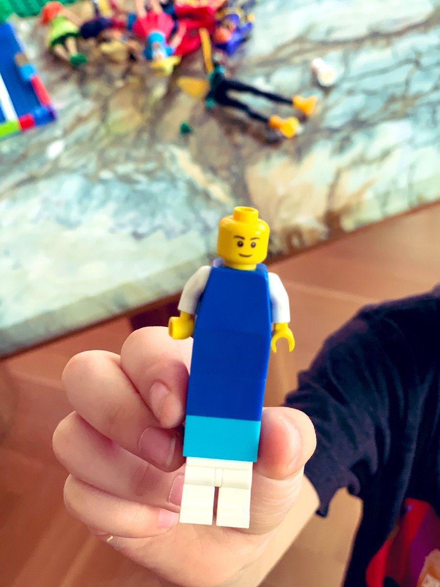 Lin_Manuel's tweet photo. Son: This is Hagrid. https://t.co/C7ALi3XZBz
