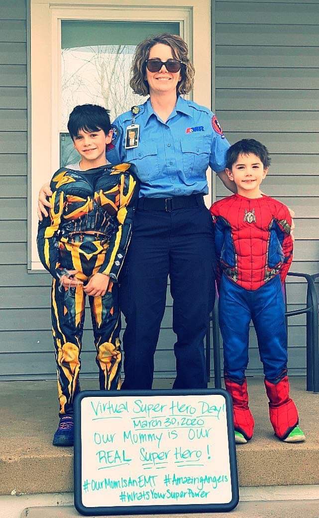 annunciationctk's tweet photo. First day of virtual spirit week - Super hero day! In honor of all of the hospital workers, first responders, grocery workers, and all other essential personnel. https://t.co/dYGRgxD5XG