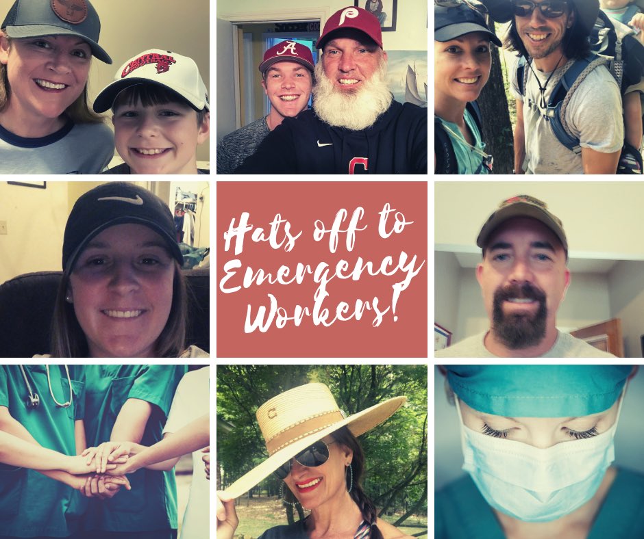 AngelWWilson's tweet photo. For virtual Spirit Week in Phenix City Schools, the folks at the Dyer Family STEM Center salute all emergency workers on the front line of defense! Thank you!@PCBOE @PCIntermediate https://t.co/SBAhV2D5yq