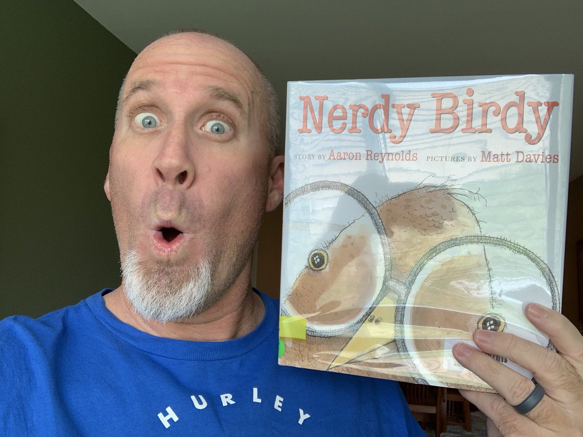 brentcoley's tweet photo. Tonight is another Facebook Live Bedtime Story Time! Tune in to https://t.co/XLR6rlnVii at 7pm when I’ll be reading Nerdy Birdy! #AltaRocks https://t.co/tmtqZxAFKd