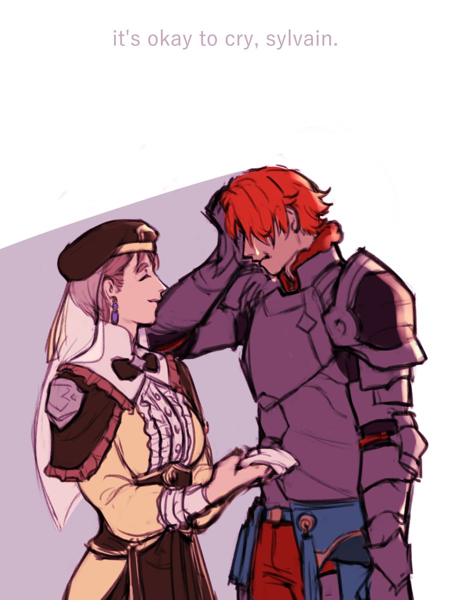 mercedes + sylvain A support 

#FireEmblem #FireEmblemThreeHouses #FireEmblemSylvain #FireEmblemMercedes #SylvainJoseGautier #MercedesVonMartritz