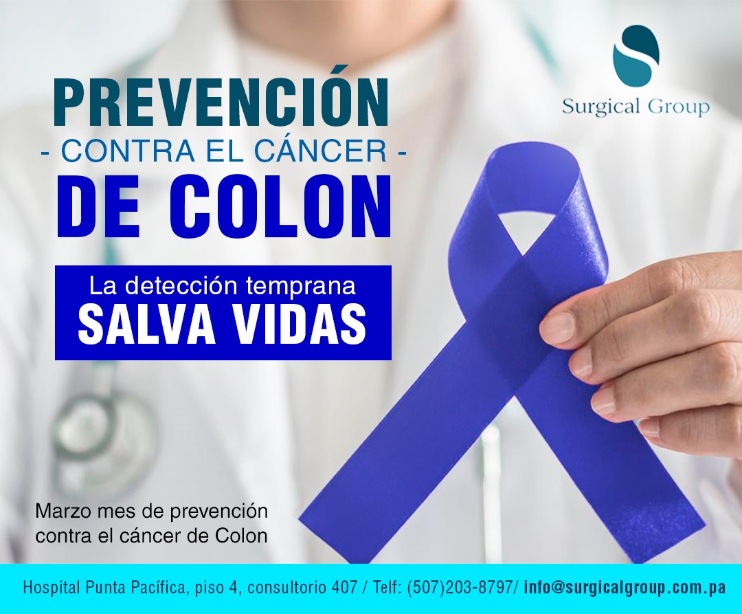 panamasurgical's tweet photo. Detectado de forma temprana mediante un tamizaje adecuado, el cáncer de colon está relacionado a un mejor pronóstico. Una colonoscopia a tiempo, puede salvar una vida. https://t.co/3S1RKF9nrm
