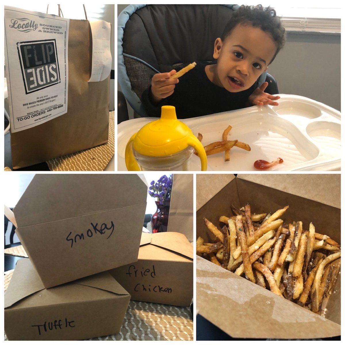 DBajomo's tweet photo. Happy to support local restaurants during these rough times (even if breaking the no phones at the table rule). Please do the same if you eat out! #TakeoutTuesdayCLE https://t.co/LLsEFJl97M