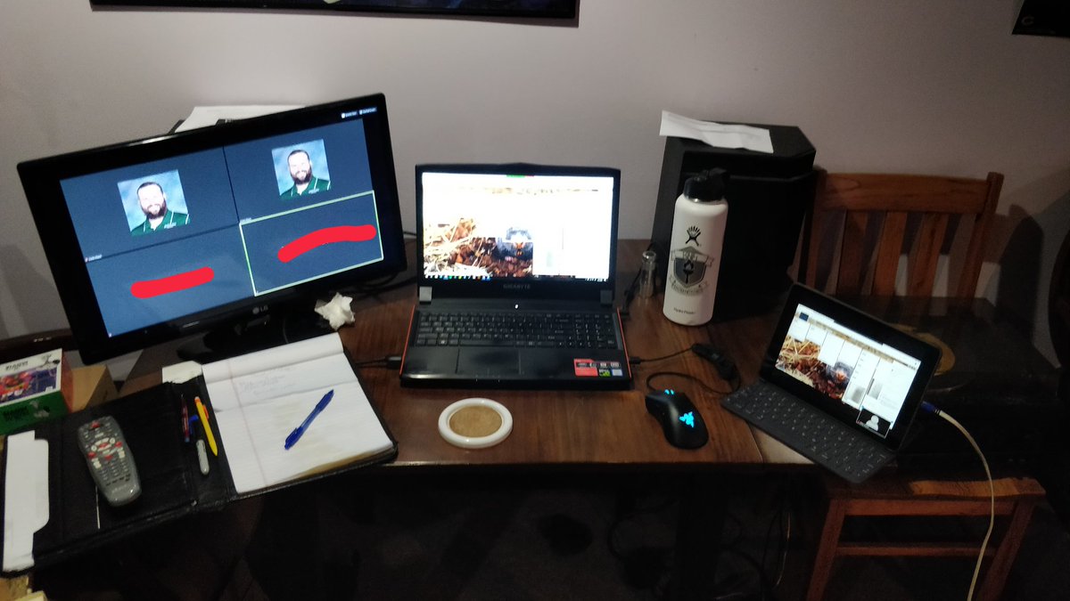 PLTW_Plach's tweet photo. Day 2 of e-Learning in the books!

My home work space for the next few weeks. https://t.co/L3xCk4cYEz