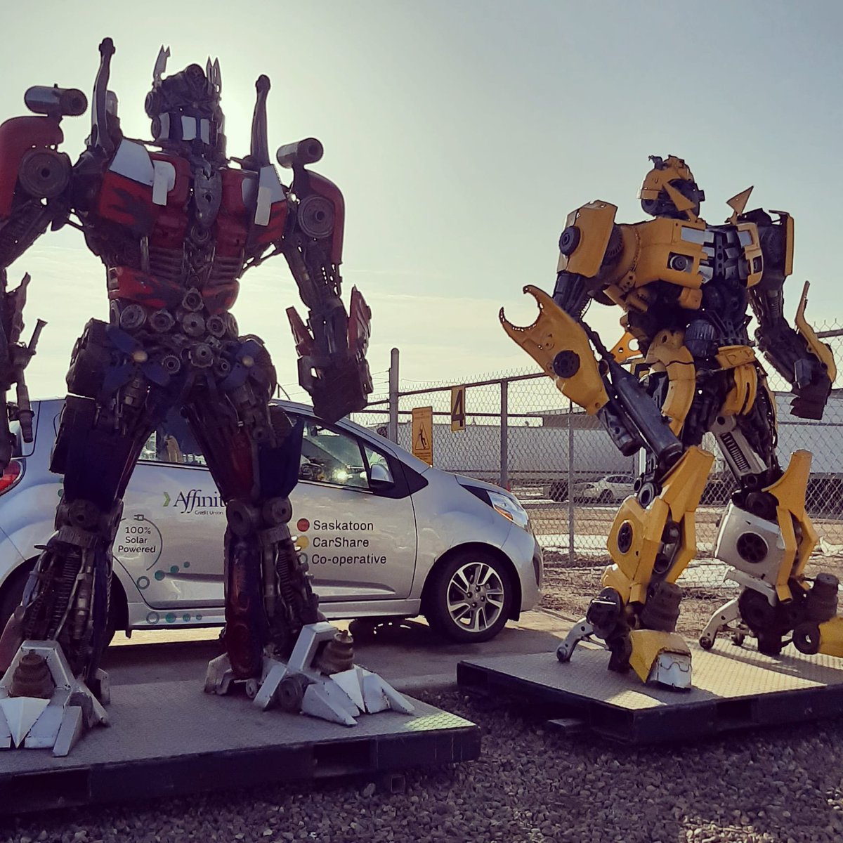 "Autobots and Coops, we're going to prove who we are, and why we're here!" 
- Optimus Prime #yxe #carshare #coops #autobots saskatooncarshare.com