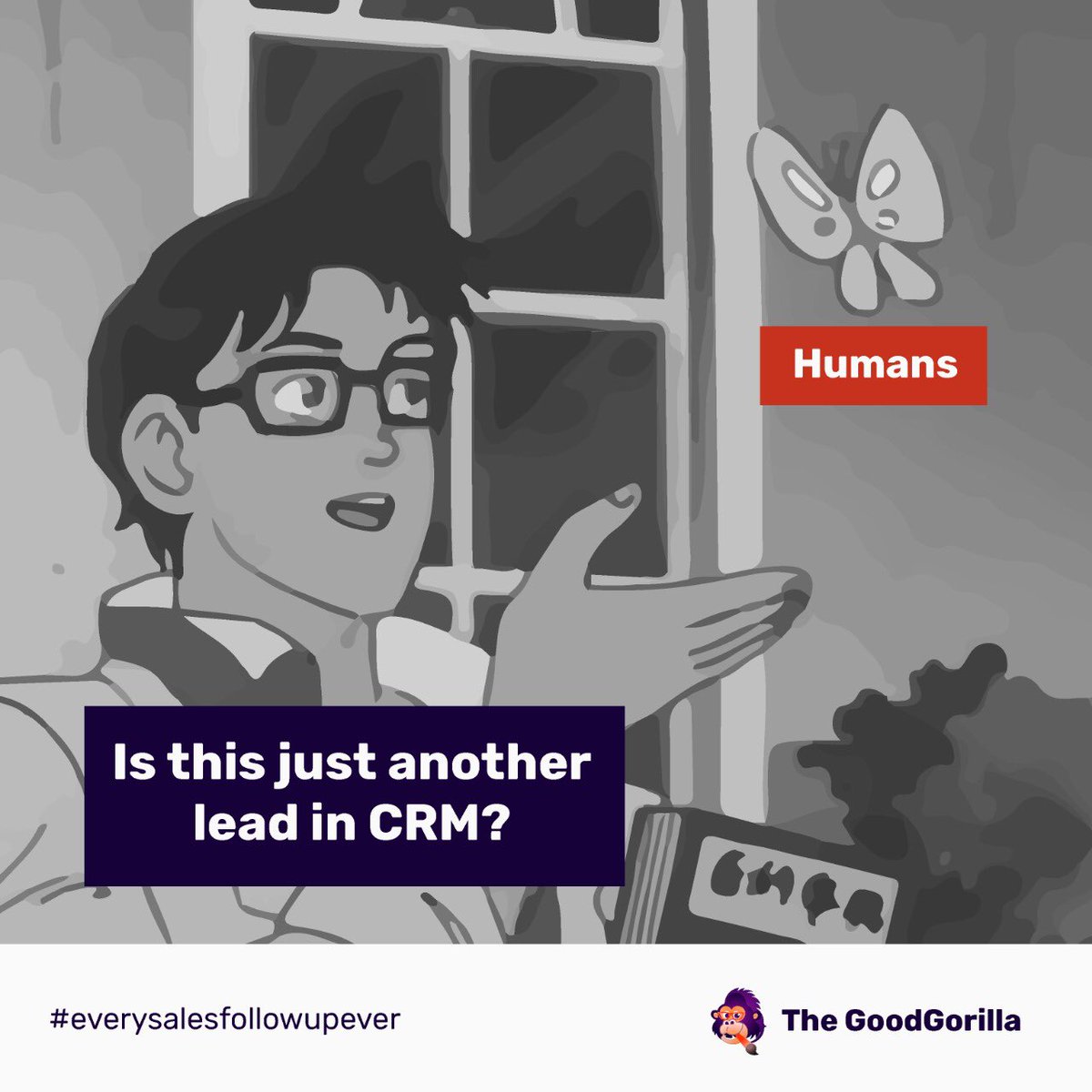 TheGoodGorilla's tweet photo. Every time sales people start robotic conversations 🕴️🤖

#marketing #marketingtips #b2bmarketing #strategy #mktg #digitalmarketing #marketingstrategy #socialmediamarketing #promotion #contentmarketing #emailmarketing #guerrillamarketing #leadgeneration #demandgeneration https://t.co/N9gJahJDqc