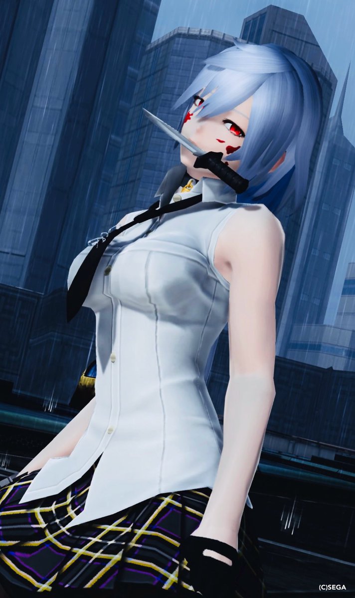 TakanashiYuri's tweet photo. 『dual personality』
#メンテの日なのでssを貼る 
#PSO2 https://t.co/hWTKyxiJi3