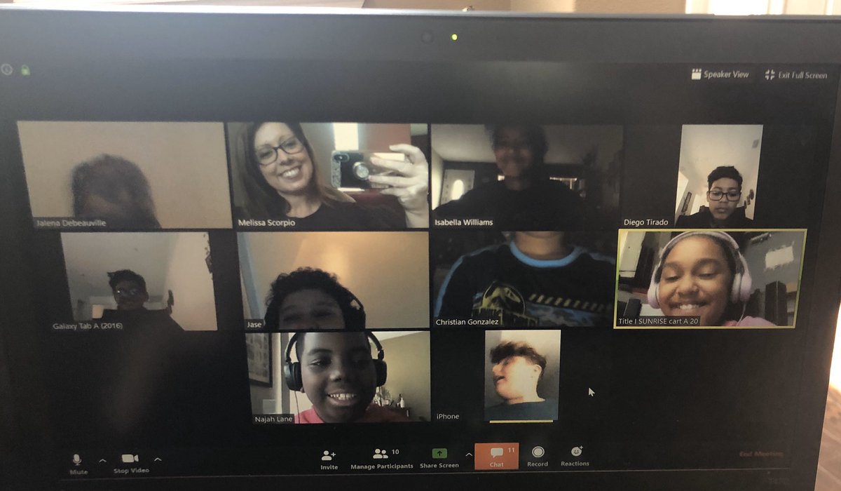 Melissa Scorpio (@scorpio_melissa) on Twitter photo It was so wonderful chatting with some of my students this afternoon! We talked about so many things. We discussed how we’re feeling, what we’ve been working on, and even shared our pets in action. I wish I would’ve remembered to take a pic earlier when more were on! <a href="/Sunrisevcs/">Sunrise Elementary</a> It was so wonderful chatting with some of my students this afternoon! We talked about so many things. We discussed how we’re feeling, what we’ve been working on, and even shared our pets in action. I wish I would’ve remembered to take a pic earlier when more were on! <a href="/Sunrisevcs/">Sunrise Elementary</a>