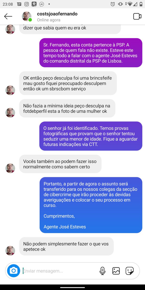 taniascmarques's tweet photo. Os áudios foi o @ImSandroGarcia a fazer-se passar por policia. https://t.co/PwgHrVqhCf