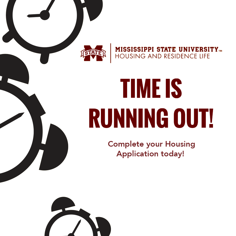 The Housing Application Priority date is tomorrow, April 1st. Get your application submitted to secure your priority status when it's time to pick your room! #ChooseMSU #BulldogBound