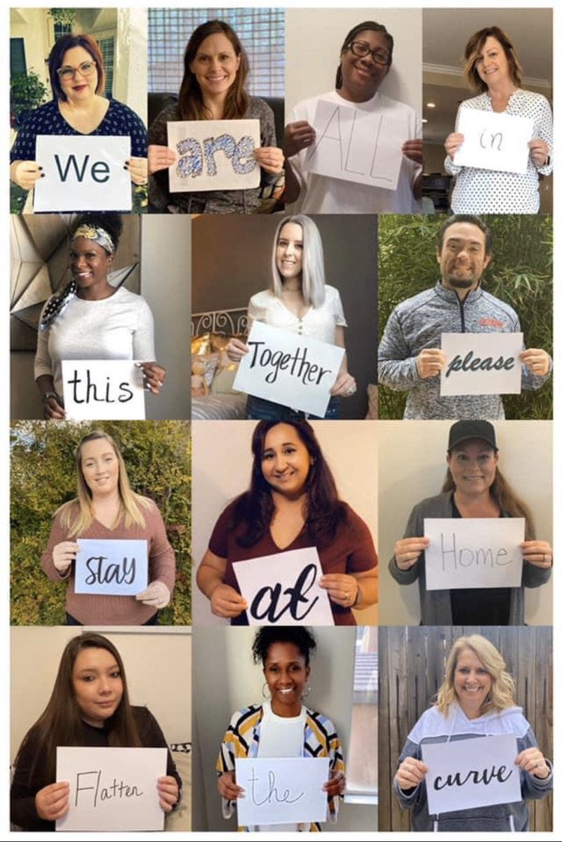 KHSD_Official's tweet photo. Our Student Behavior and Supports team sending an inspirational message to our community #KHSDCARES https://t.co/eJbDThL2rH