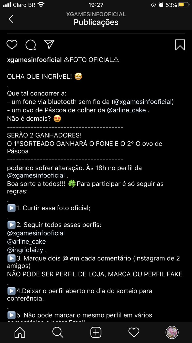 xgamesinfor's tweet photo. Galerinha tá rolando um sorteio na nossa página do Instagram, corre pra lá e participe !!!
Facinho de ganhar só seguir as regrinhas !! https://t.co/C1I5zWvhpu