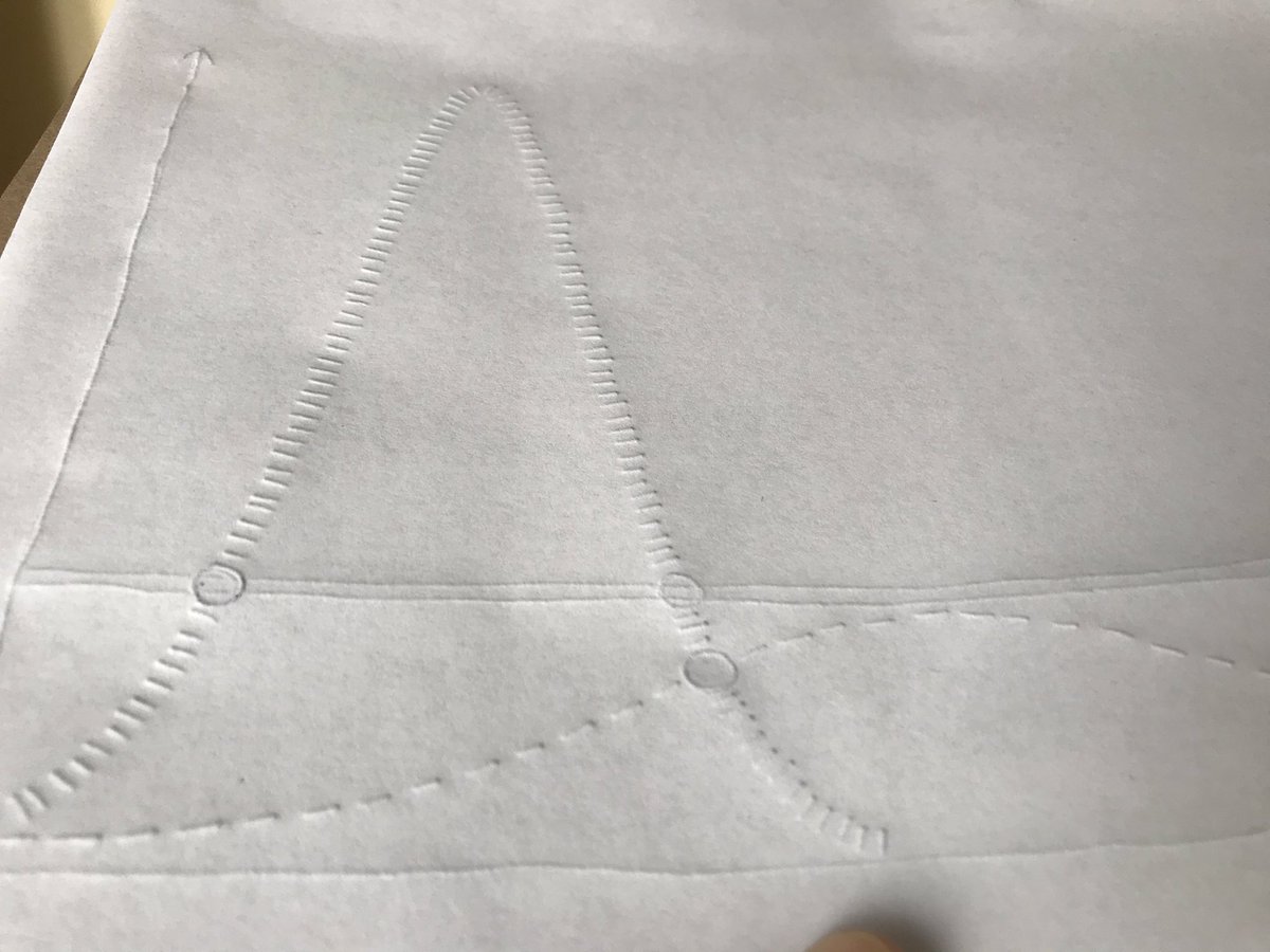 n_c_ro's tweet photo. #TactileGraphic hand-drawn #FlattenTheCurve. Who actually has their own graphics-capable #BrailleEmbosser? Use a ballpoint pen with legal pad cardboard underneath. You have to draw backward or print file and trace: https://t.co/EhdCcRDb6u https://t.co/NVlJ4W2n6s