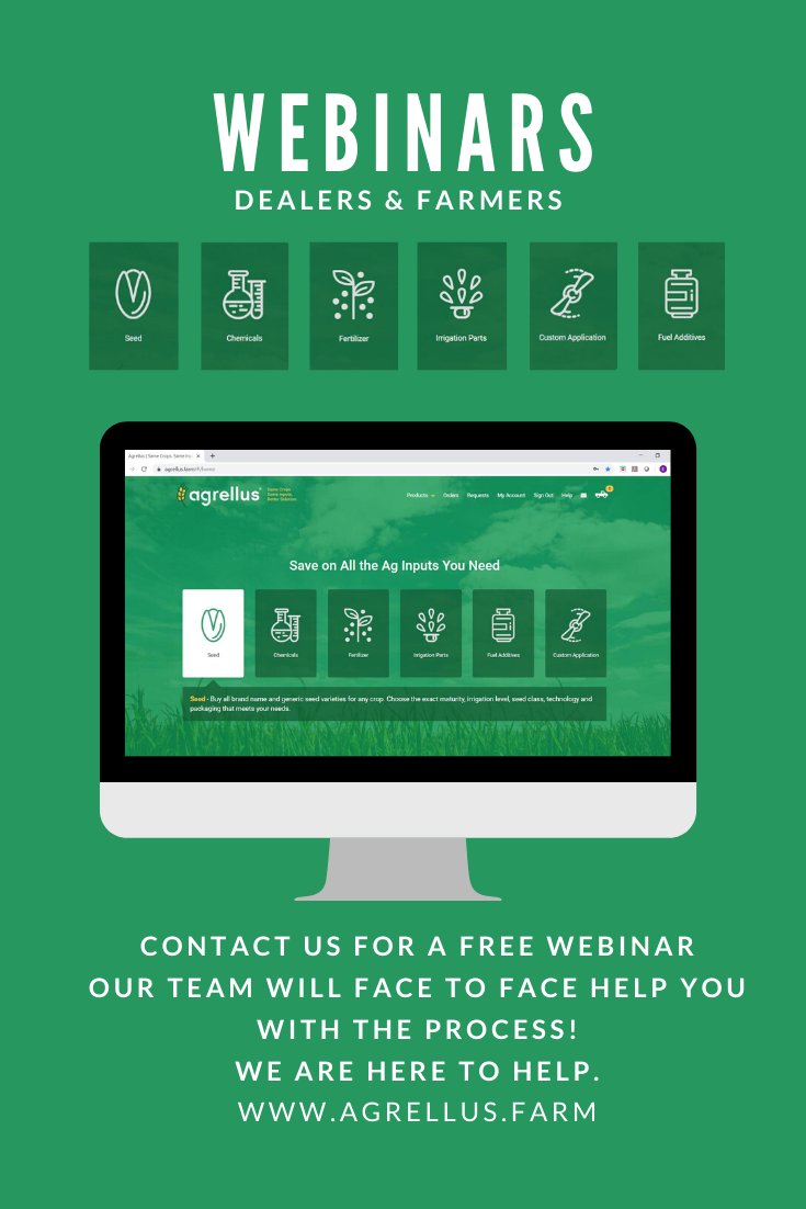 AgrellusFarm's tweet photo. π± Our team is ready to help. πͺ Contact us today. Call, Email or send us a message. π π»
https://t.co/6poWCOUbfC
#ifarmwithagrellus #agrellus #sameinputsbetterprices #webinars https://t.co/ZX6KbUoPzN