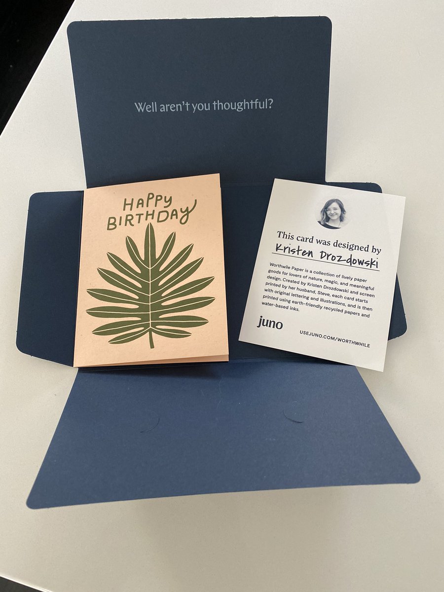 Feels real good to send a friend, on lockdown in California, a birthday card right now. 

You are right, <a href="/usejuno/">Juno</a>, I am thoughtful! 😂

But seriously, I am getting more out of sending this card than Linda will to receive it. 

Make sure people know you're thinking of them now!!!!