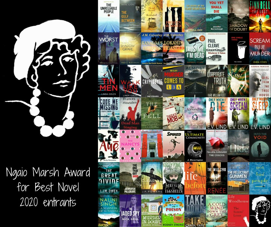 Haere mai and best of luck to all our wonderful entrants for the Best Novel prize in our 2020 Ngaio Marsh Awards. What a fascinating array of #yeahnoir tales, spanning all sorts of settings, subjects, and styles. #2020Ngaios <a href="/WORDChCh/">WORD Christchurch</a>