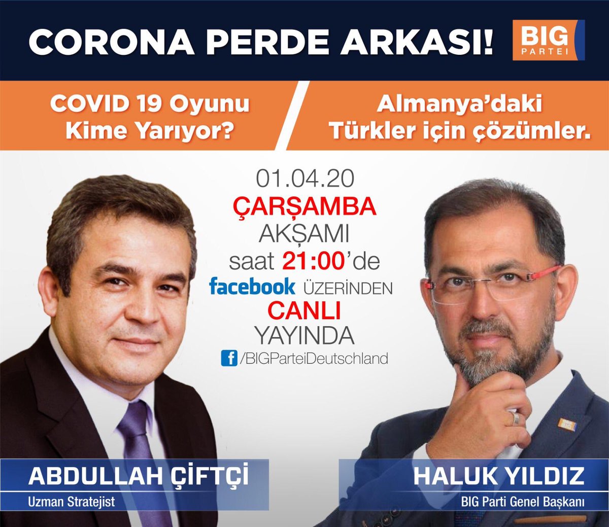 bigyildiz's tweet photo. Bu Çarşamba bizi Face’de takip edin:
BIGParteiDeutschland https://t.co/6upZe5eReN