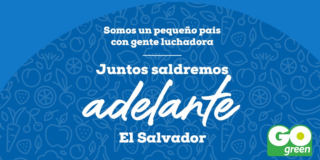 GoGreen_SV's tweet photo. Pronto estaremos de nuevo disfrutando de nuestro sabor de Go Green. Juntos saldremos adelante. 

#GoGreenSV #GreenLife #JuntosSaldremosAdelante #QuédateEnCasa https://t.co/1Z43jYkoKE