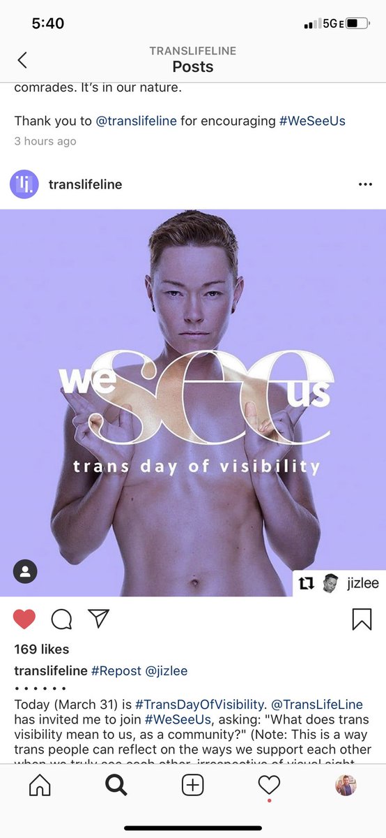 Aldiglo's tweet photo. Please check out @TransLifeline Insta for amazing stories of amazing people! https://t.co/CCahVPir24 #TDOV #translifeline #WeSeeUs #TransDayOfVisbility https://t.co/cXSFpFekbb