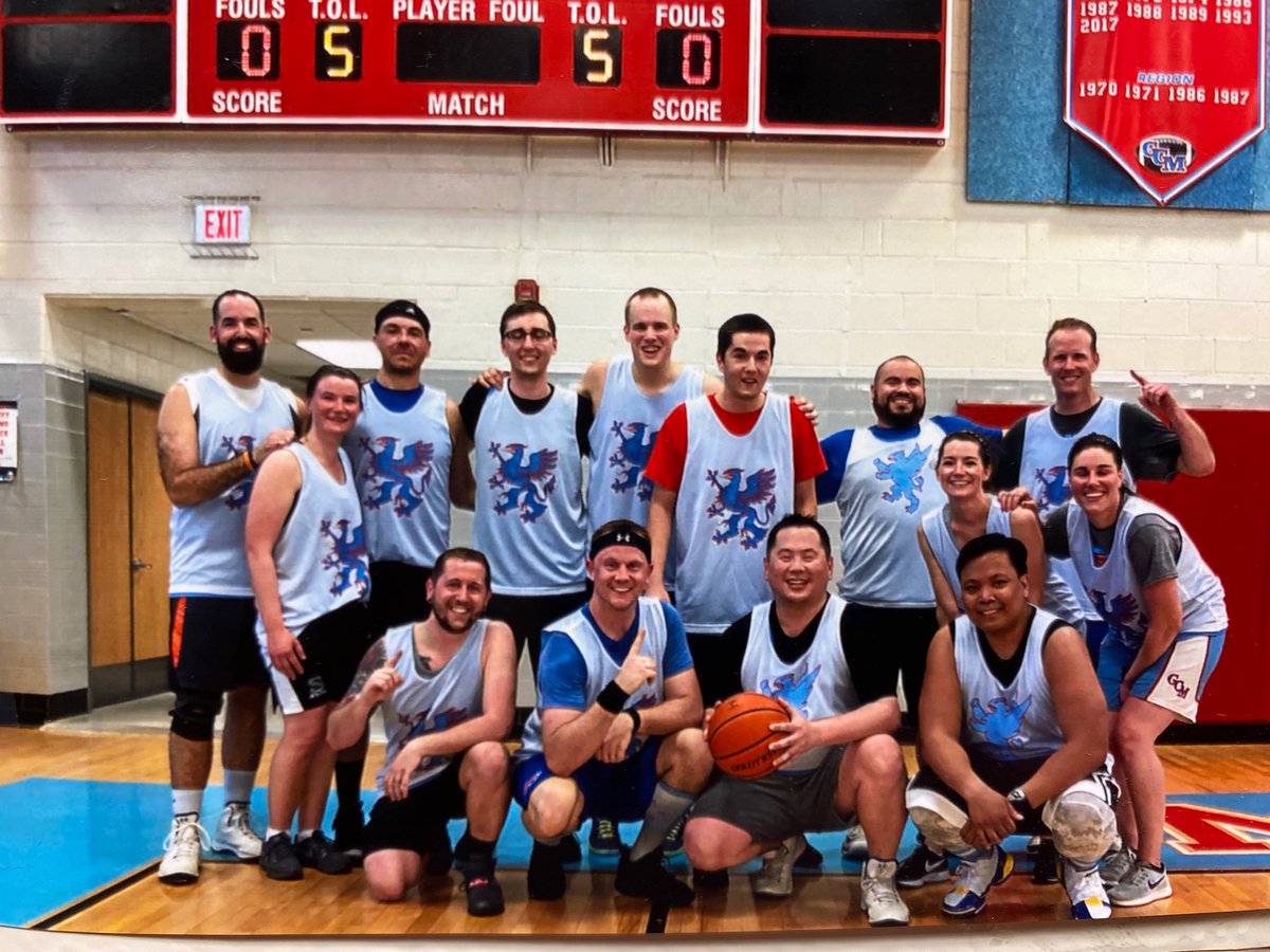 Dougie_Sawitzky's tweet image. Do these count for #gcmvirtualspiritweek twin day?  I miss seeing all the seniors in person big time, but they they are slightly lucky they dodged this faculty basketball team this year :)  @GCMSGA