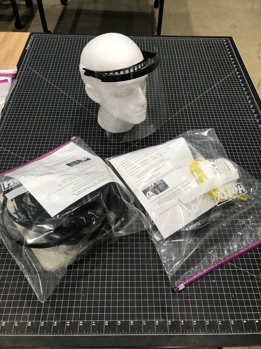 TheMarkWestlake's tweet image. In MN we have gone from three 3D printers to over 100 in under two days. Thank you every one for helping print PPE! Thank you @Blick_Art for providing the clear face shield material we desperately needed! @mrscottbot @AllThingsSTA